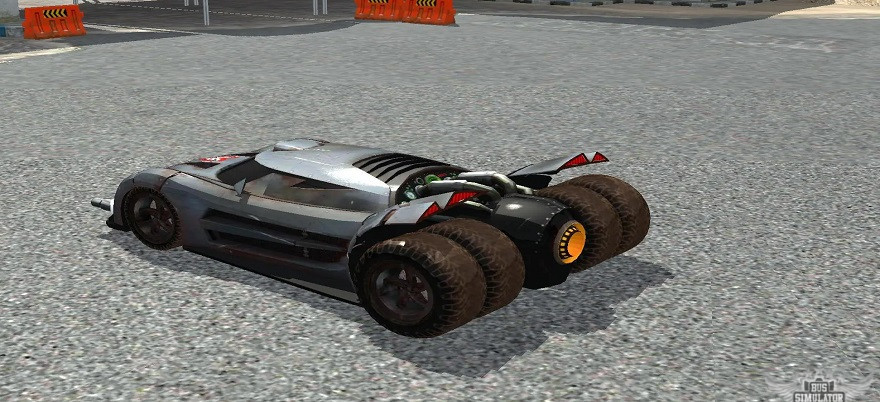 6WD Futuristic Post Apocalyptic Car 6WD Futuristic Post Apocalyptic Car