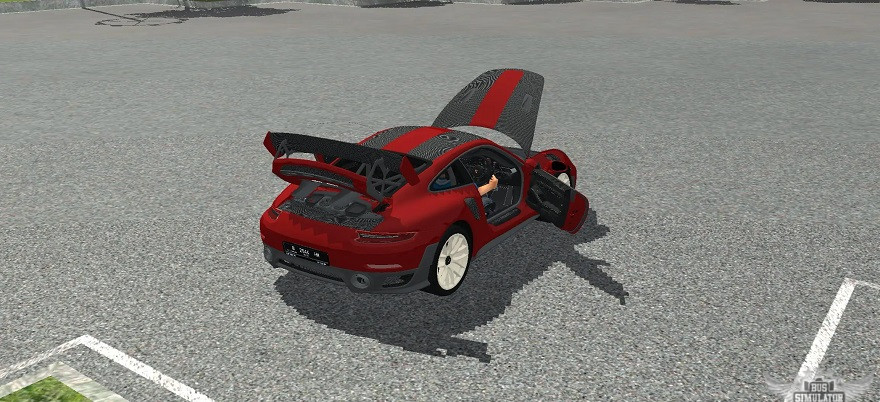 Porsche 911 GT2 RS 2017 3 Porsche 911 GT2 RS 2017 Mod Mobil Sport BUSSID Porsche 911 GT2 RS 2017