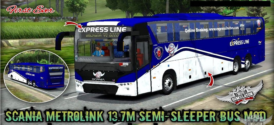 Scania Metrolink 13.7m Semi-Sleeper Scania Metrolink 13.7m Semi-Sleeper