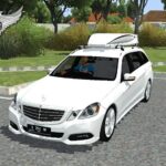 Mercedes Benz E300 Estate RoofBox 4 Mercedes-Benz E300 Estate RoofBox - Wagon Mercedes di BUSSID Mercedes-Benz E300 Estate RoofBox