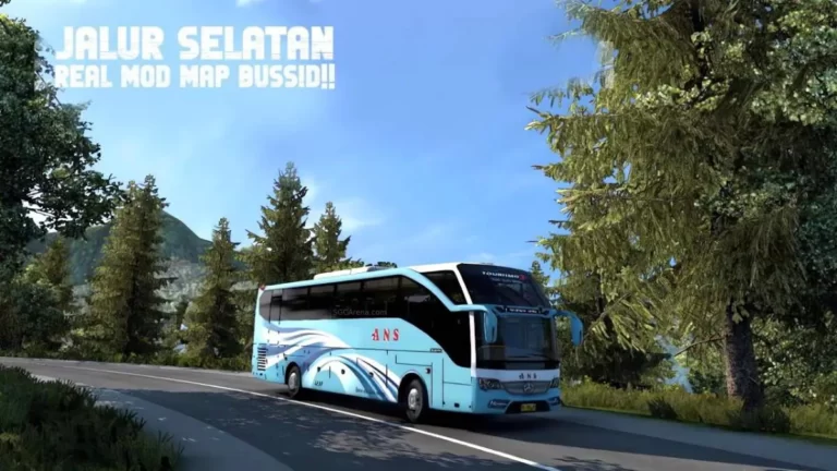 Realistic South Lane Tail Map Mod BUSSID