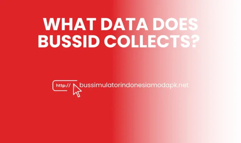 What Data does BUSSID Collect?