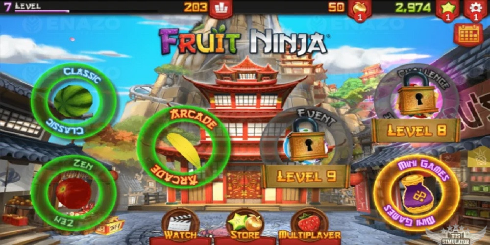 Fruit Ninja Mod APK macam-macam gamemode