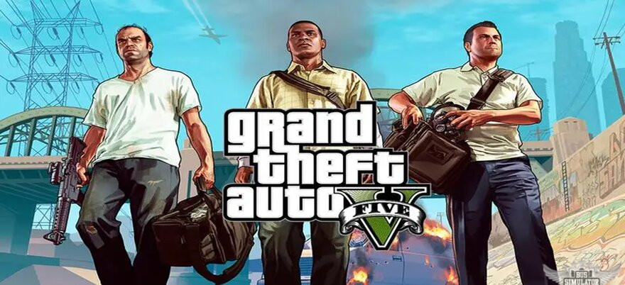 Menjelajahi dunia terbuka di GTA 5 Mod APK