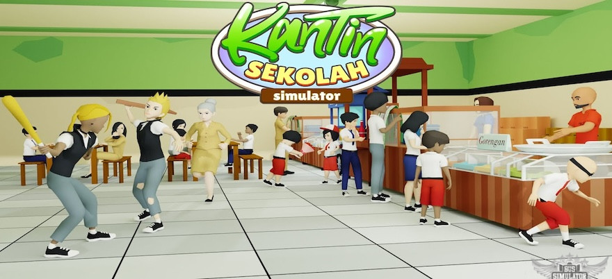 Kantin Sekolah Simulator Mod Apk