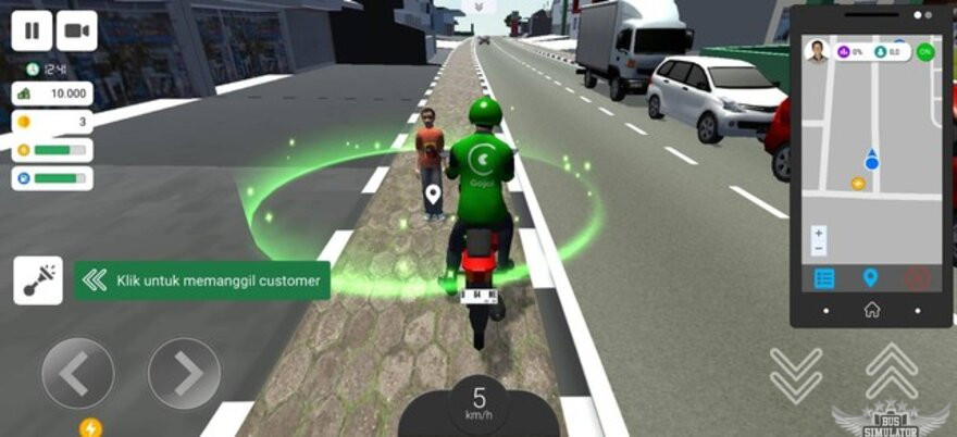 Jadi driver di Ojol The Game Mod Apk