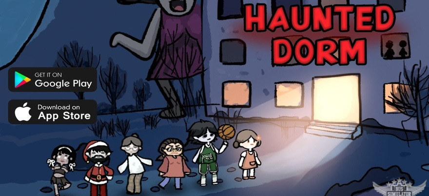 banner haunted dorm mod apk