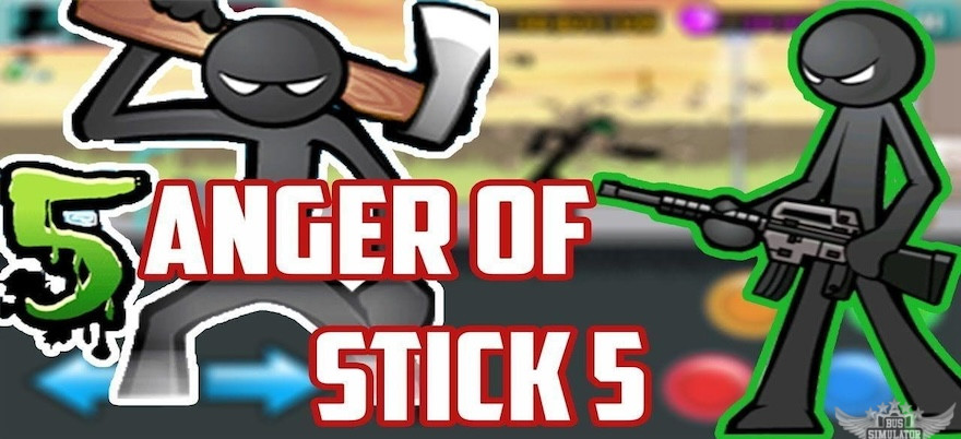 Nikmati keseruan bermain Anger of Stick 5 Mod Apk