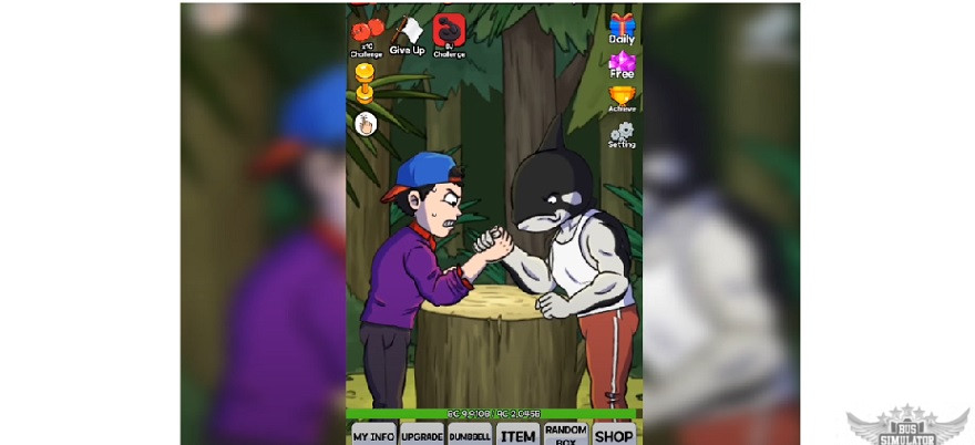 permainan Arm Wrestling Clicker Mod Apk