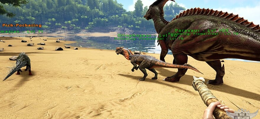 Jinakin berbagai dinosaurus dengan Download Ark Survival Evolved