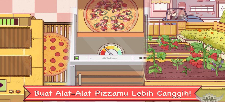 Upgrade alat di good pizza great pizza mod apk sesukanya!