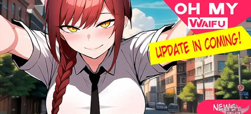 Wanita cantik yang ada di Oh My Waifu Mod Apk