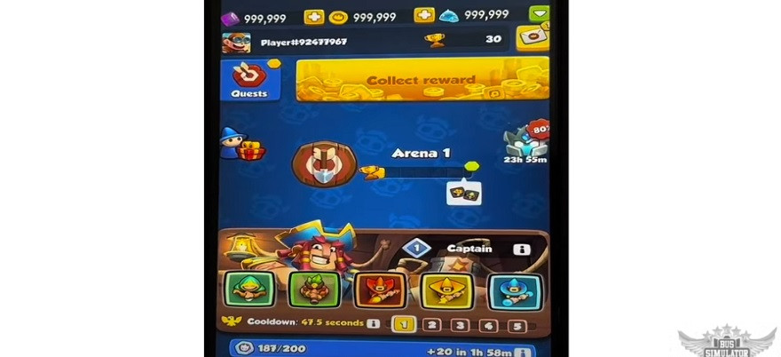 unlimited money Rush Royale Mod Apk