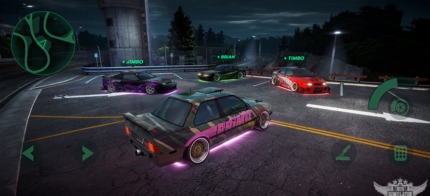 Fitur Static Shift Racing Mod Apk