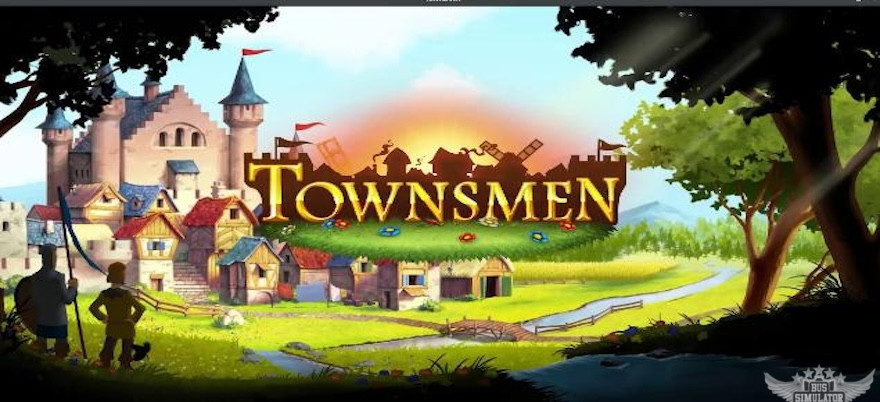 Jadi raja dan bangun kembangkan wilayah di Townsmen Mod Apk