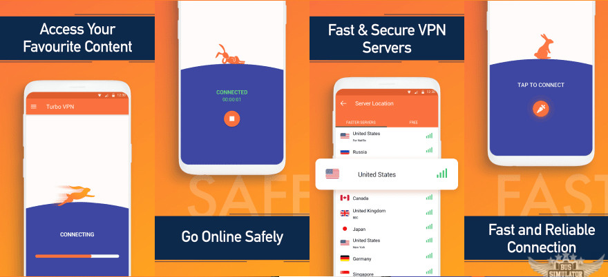 Fitur Turbo VPN Mod