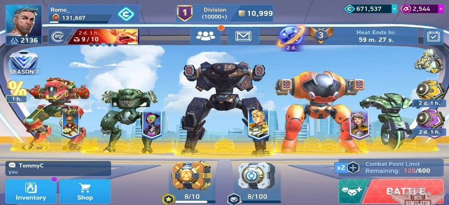 beranda mech arena mod apk