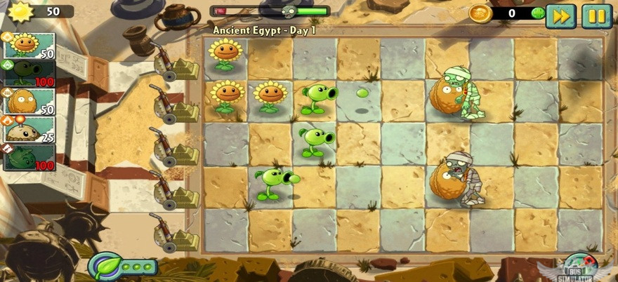 in game plants vs zombie 2 mod apk