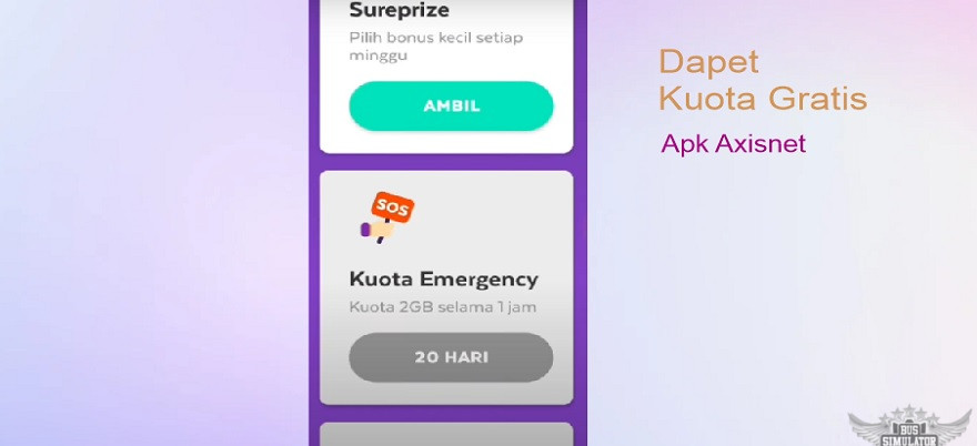 Ada kuota gratis di Axisnet Apk