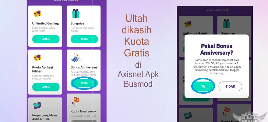 Axisnet Apk berikan kuota gratis buat kamu