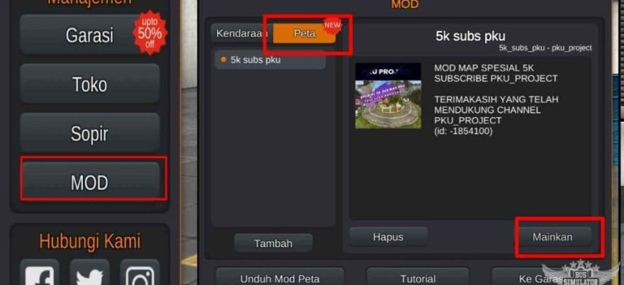 Cara Install Mod Mod Map BUSSID Jalan Berlumpur