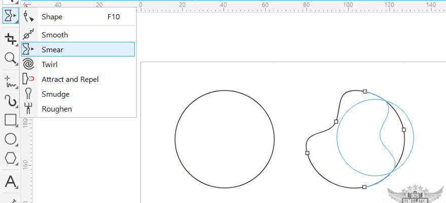 Download Corel Draw smear tool