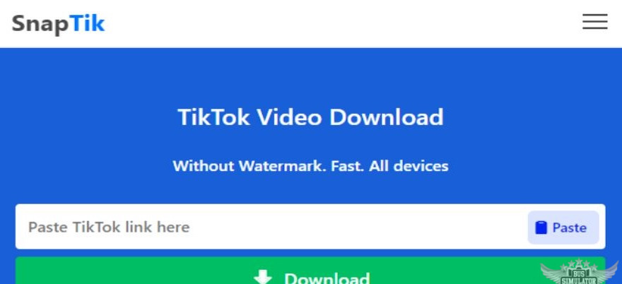 Download video TikTok dengan Snaptik App