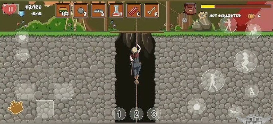 Gameplay sederhana dari Hailey Adventure Mod APK