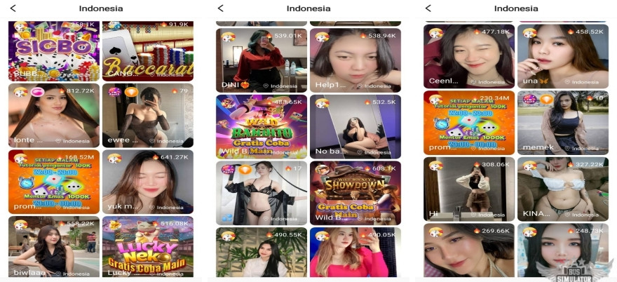 Hot51 Live Mod APK, Konten Live Streaming