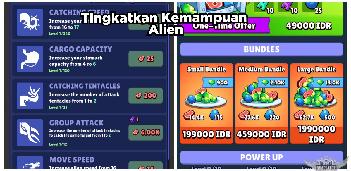 Peningkatan Kemampuan Alien Invasion Mod APK