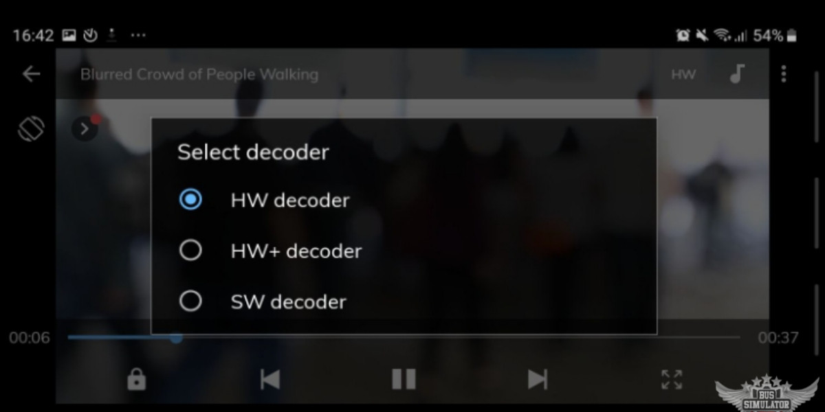 Pilih Dekoder di MX Player Pro Apk