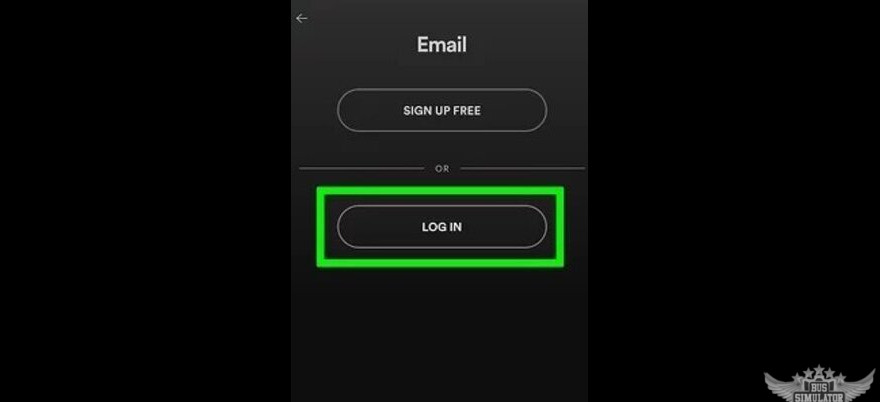 pilih login di Spotify Mod Apk jika sudah punya akun