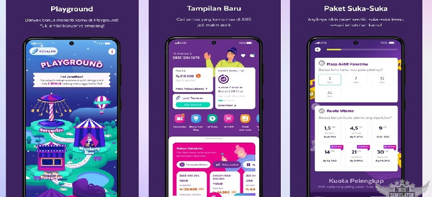 Tampilan Axisnet Apk Ori tanpa Mod