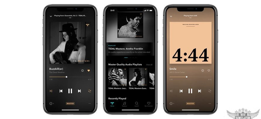 Perjalanan Tidal Apk jadi aplikasi musik yang berkualitas