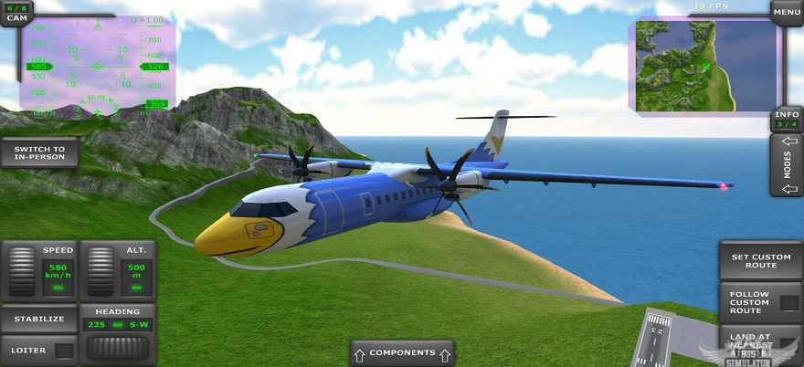 Tips main game Turboprop Flight Simulator Mod Apk