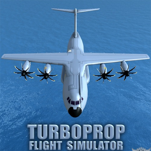 Turboprop Flight Simulator Mod Apk Logo