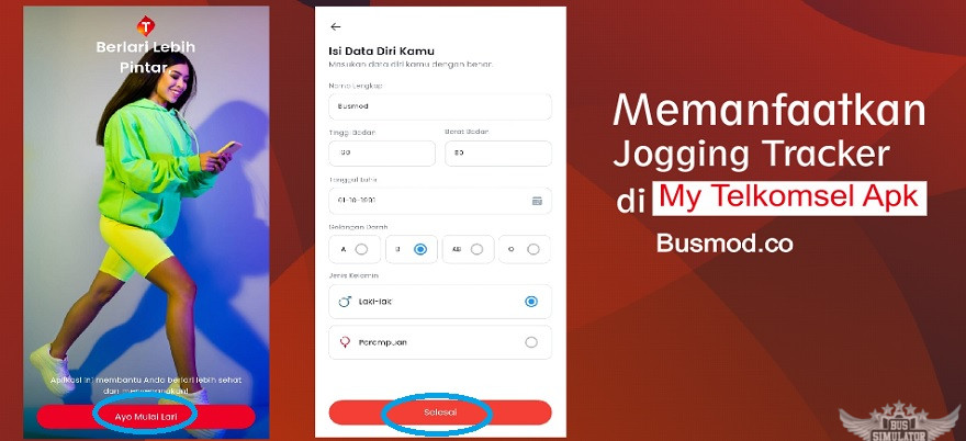 aplikasi jogging tracker di My Telkomsel apk