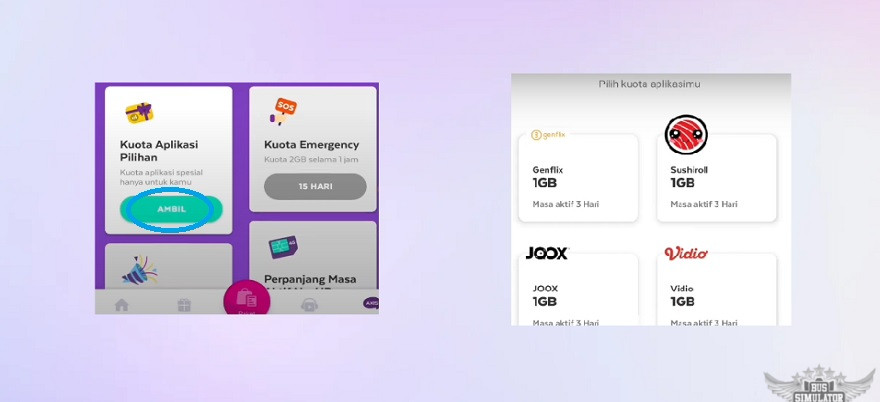mudah cara dapat kuota gratis Axisnet Apk