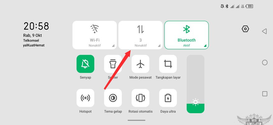 Matikan data internet untuk meniadakan iklan sepenuhnya di real drum mod apk