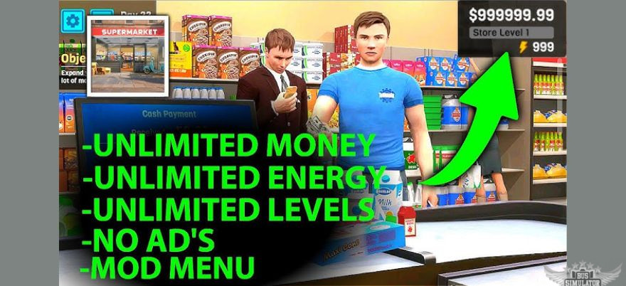 Download Supermarket Simulator Mod Apk Yang Udah Ada Fitur Uang Tanpa Batas