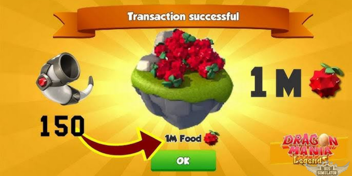 Food di Dragon Mania Legends Mod Apk