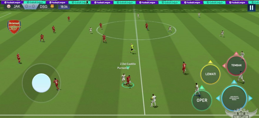 Gameplay Football League 2024 Mod APK