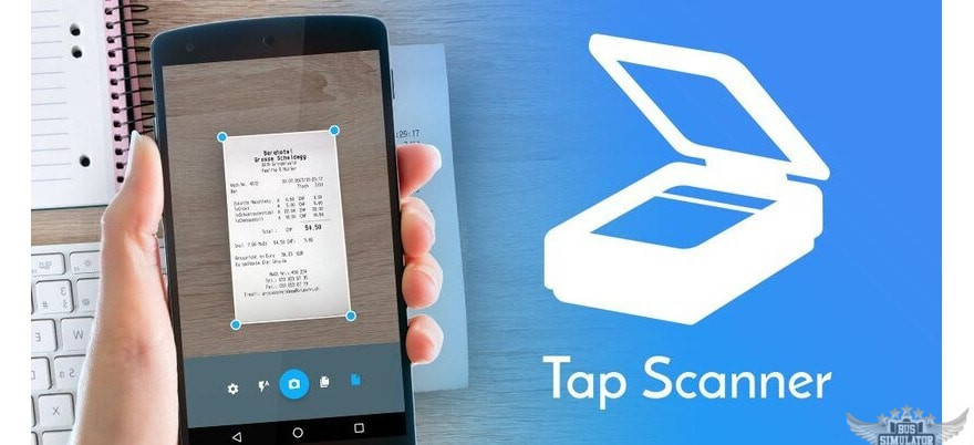 Fitur dasar scan di TapScanner Mod