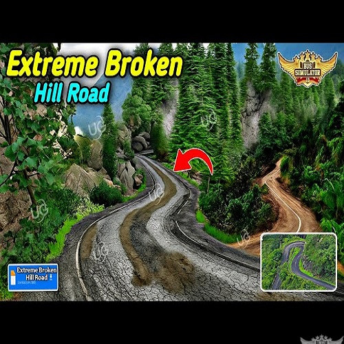 Broken Hill Road Map Mod BUSSID