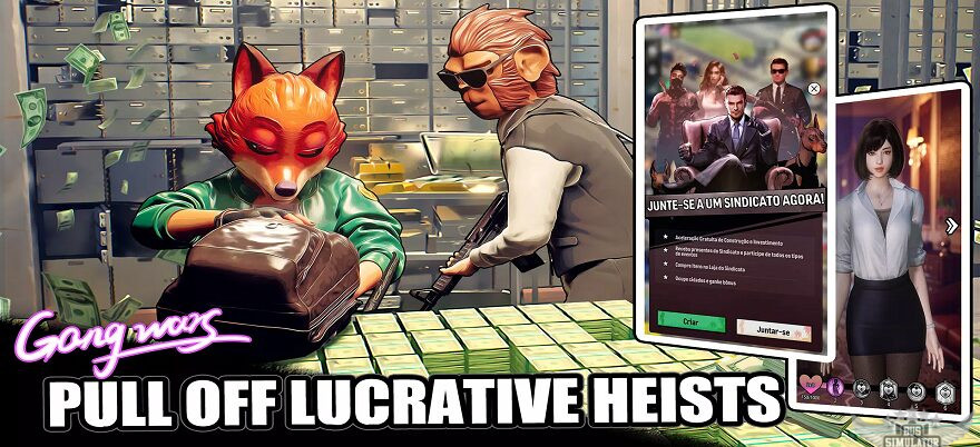 Gameplay dari City of Crime: Gang Wars MOD