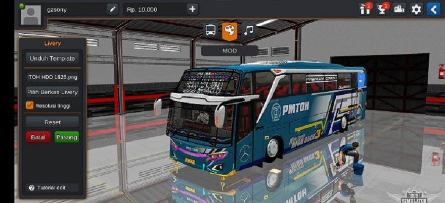 Mod Bussid Bus HDD (Jetbus 2)
