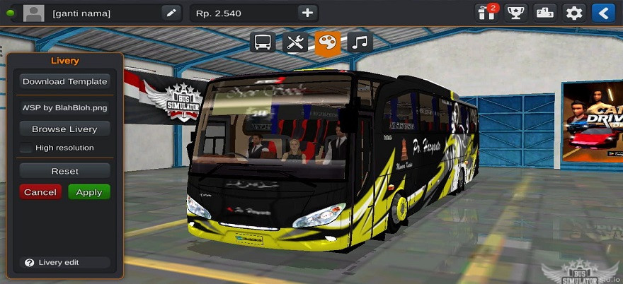 Mod Bussid Bus JBHD With Crew