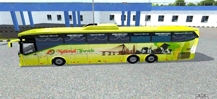 Yuk Jalan Bareng Mod Bussid Bus SKS Scania K410 Multiaxle