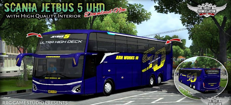 Mod Bussid Bus UHD+