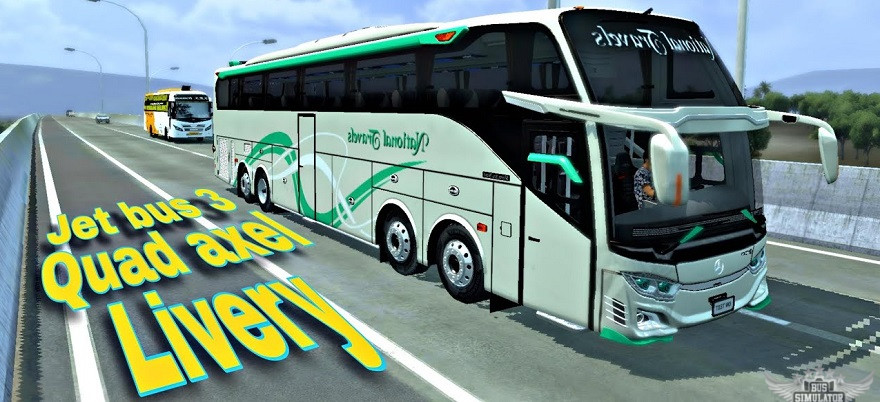 JB3 Quad Axel Bus Mod BUSSID